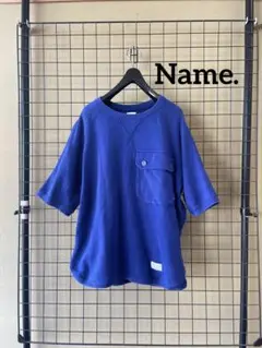 Name. ネーム サイドジップ ショートスリーブ スウェット フラップポケット