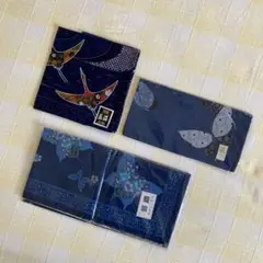 藍染ハンカチ3枚セット