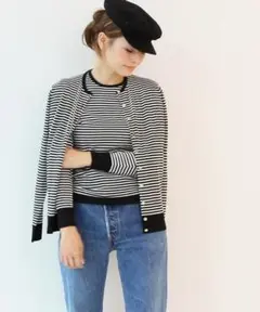 タグ付き未使用FF30 クルーネックカーディガン