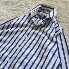 【現行タグ】Polo by Ralph Lauren ストライプシャツ M相当