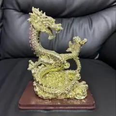 金 ドラゴン 龍 置物