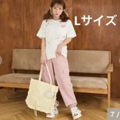 アンジュシャルム　辻希美　カーゴパンツ　キティ　Lサイズ