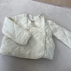 アイボリー キルティングジャケット XL
