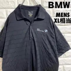 BMW 企業刺繍ロゴ　半袖ポロシャツ　メンズXLサイズ相当