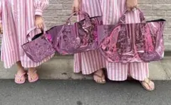 burself ミラートート pinkpurple small