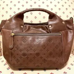 russet レザーハンドバッグ