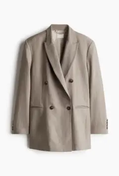 H&M リネンブレンドブレザー XS