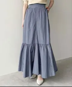 Cocodeal ゴムレイヤーギャザーボリュームスカート