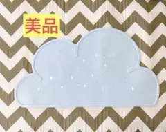 値下げ中‼️【美品】アンジェレッテ　angelette 雲形シリコンマット　ブルー