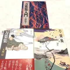 匿名発送します　3冊セット　万葉集
