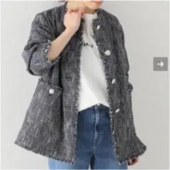 お値下げ 今期 試着のみ ラ トータリテ ツイード ジャケット