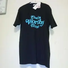 TOWARD ROBE Find a Worthy Time Tシャツ 黒