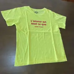 イエロー Tシャツ Mサイズ　レピピ