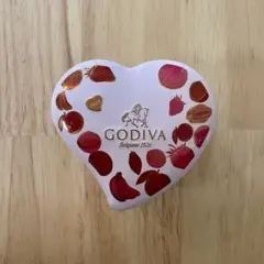 GODIVA ゴディバ　空き缶　ハート　ピンク　2024