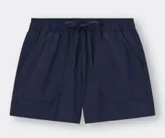GU ACTIVE ジーユー ドライストレッチ ショートパンツ ネイビー S