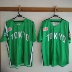ヤクルトスワローズ　緑色ユニフォーム2枚セット フリーサイズ