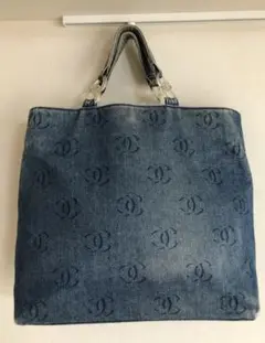 CHANEL☆シャネル デニム プラチェーン ロゴバッグ