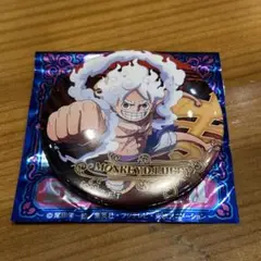 ワンピース 輩缶バッジ エッグヘッド モンキー・D・ルフィ(ニカ、ギア5)