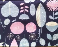 北欧風プリント生地　114×70cm