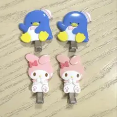 サンリオ　マイメロ　マイメロディ　タキシードサム　前髪クリップ　ポムポムプリン