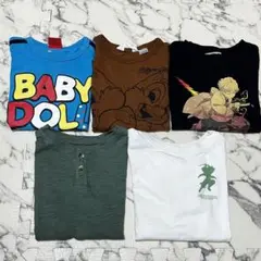 美品　Tシャツ　90cm 100cm 5点セット　まとめ売り　半袖