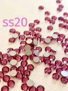 シャイニークリスタル ローズ ss20 142粒