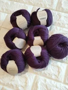 Wool Sweet 紫 毛糸 ７玉セット　ホビーラホビーレ