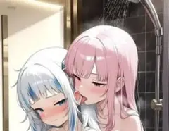 がうる・ぐら ×森カリオペ 　バスタオル　シークレット　ホロライブ