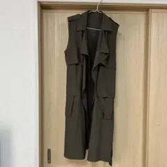 オリーブノースリーブベスト