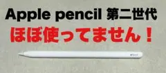 ほぼ未使用です！ Apple Pencil 第二世代