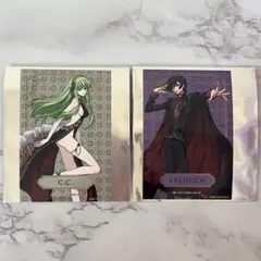 コードギアス 購入特典 ステッカー ルルーシュ C.C. セット
