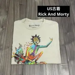 Rick and Morty Tシャツ Lサイズ ベージュ