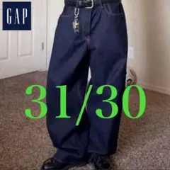 GAP スーパーバギーデニム 31W30L ダークリンス 大人気完売