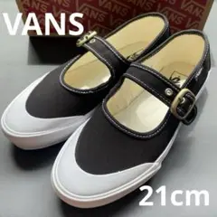 【VANS】ハートバックル メリージェーン 38 24.0 VANS】 メリージェーン ハート バックル フラット シューズ