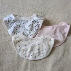 新品未使用　PETIT BATEAU スタイ 3枚セット　ハート
