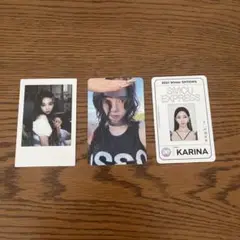 KARINA 2021 Winter SMTOWN タレントカード 3枚セット