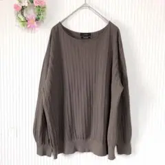 美品★ 【7-idconcept.】 ニット カットソー （M） 日本製 長袖
