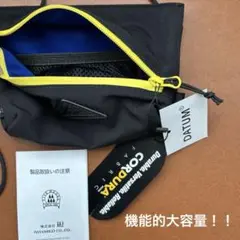 【新品タグ付き】ショルダーポーチ DATUM サコッシュ　機能的大容量！！