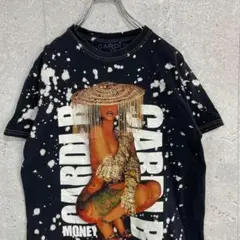 CARDI B ヒップホップ　ブラック　ラッパー　ミュージック　Tシャツ S