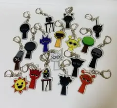 スプランキー アクリルキーホルダー 18本セット sprunki ストラップ