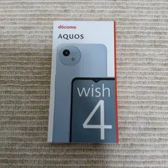 【美品】docomo版 AQUOS wish 4 本体 保護フィルム付 ブルー