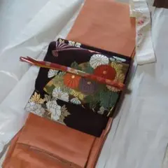 洗い済着物のみ ユリアさんもオレンジ