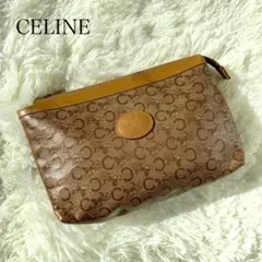 CELINE オールドセリーヌ クラッチバッグ ポーチ サルキー PVC 馬車