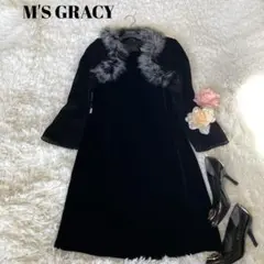 エムズグレイシー/M'S GRACY/ベルベット/ボレロ/ワンピース/水鳥/M