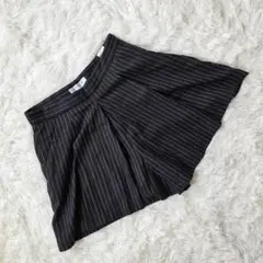 コルザ　C•O•L•Z•A　ショートパンツ　L　ストライプ　裏地付き　ブラック