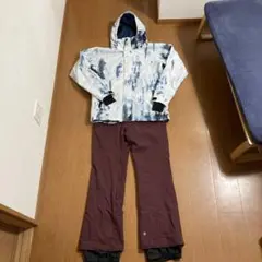 最終値下げ クイックシルバー スノボ ウェア 上下セット 上S 下M おまけ