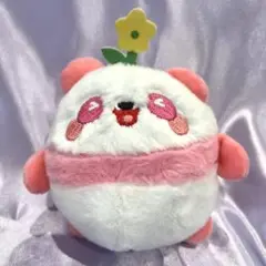 パンダ ボール型ぬいぐるみキーホルダー