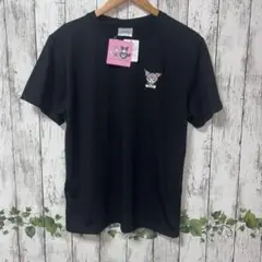クロミちゃんゼブラtシャツ 半袖Tシャツ　トップス　サンリオ　ブラックTシャツ
