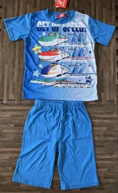 新品　でんたま　新幹線　プラレール　パジャマ　120