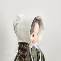 otodoll landoudouドールサイズのボンネット